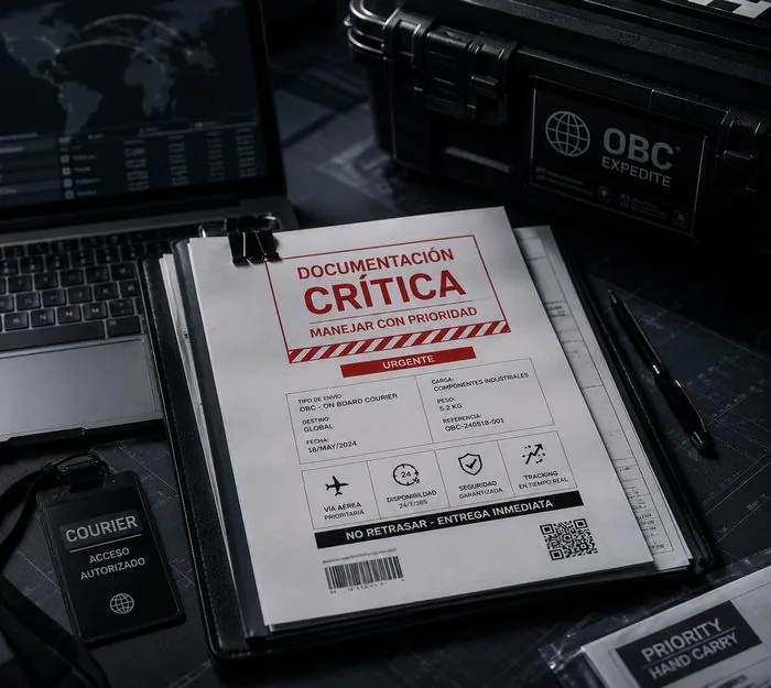 Carpeta de documentación crítica marcada como urgente